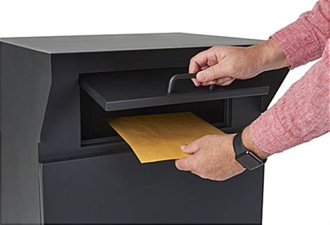 weatherproof drop box for paperwork